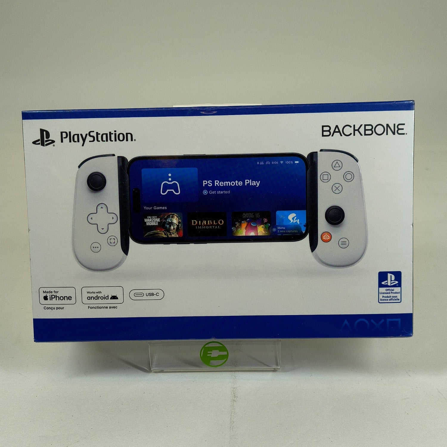 I think at this pointed I tested most of possible options  Backbone Black and White Gaming Controller display picture 1