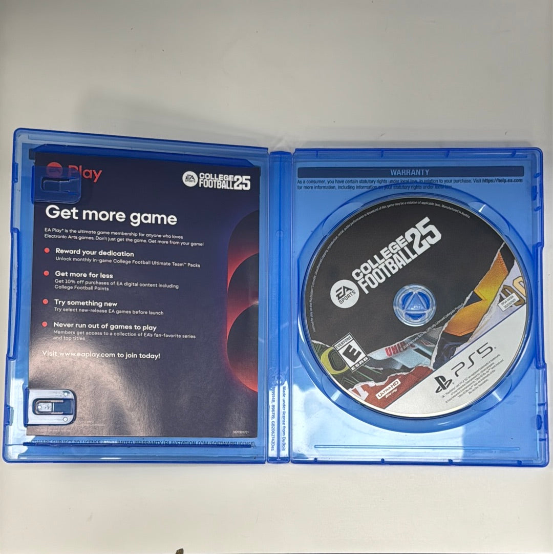 EA Sports College Football 25 (Sony PlayStation 5 PS5, 2024)
