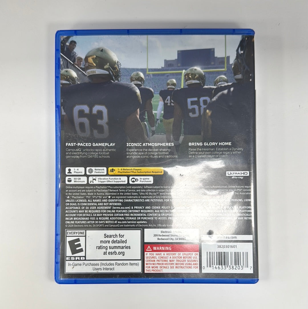 EA Sports College Football 25 (Sony PlayStation 5 PS5, 2024)