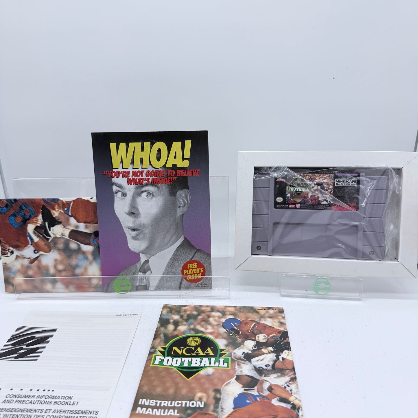 NCAA Football (Super Nintendo SNES, 1994) CIB