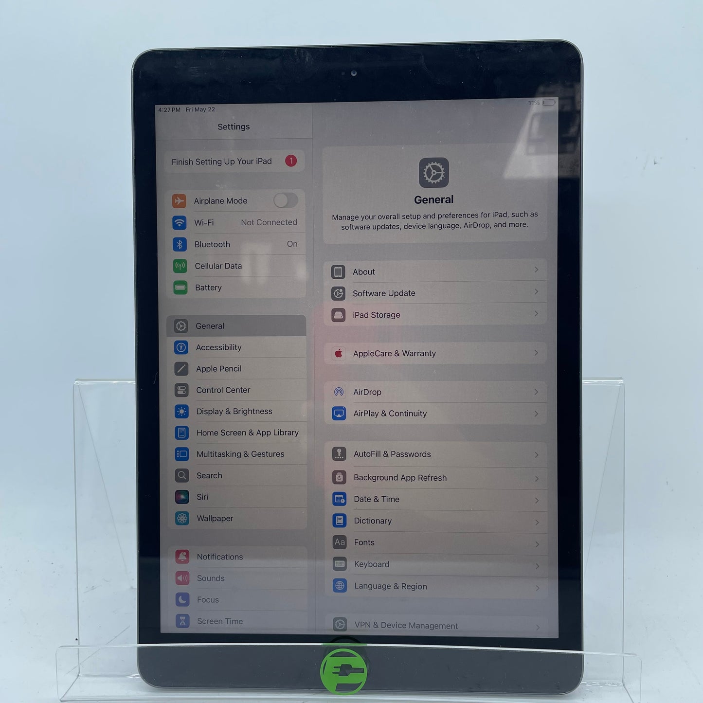 WiFi Only Apple iPad 8th Gen 32GB Silver MYN32LL/A