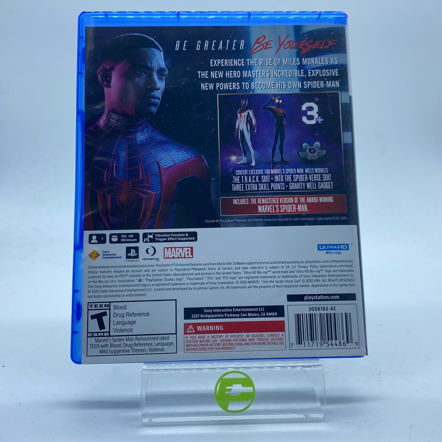 Marvel Spiderman: Miles Morales Ultimate Launch Edition Sony PlayStation 5
