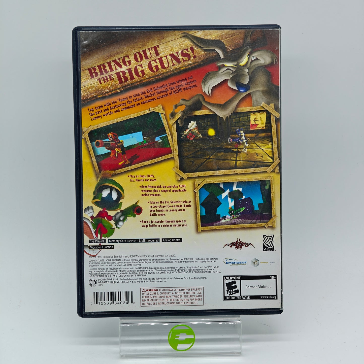 Looney Tunes Acme Arsenal (Sony PlayStation 2 PS2, 2007) CIB