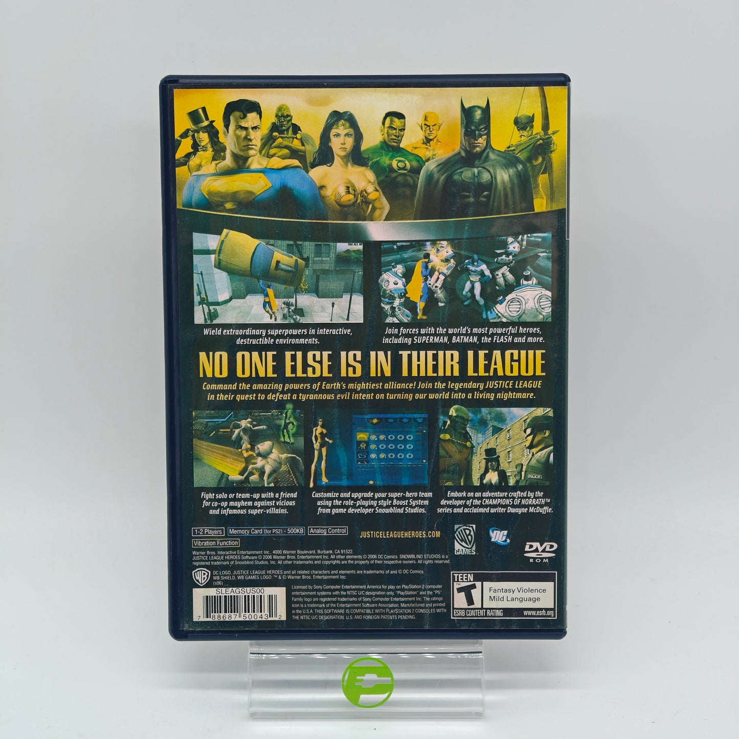 Justice League Heroes (Sony PlayStation 2 PS2, 2006) CIB