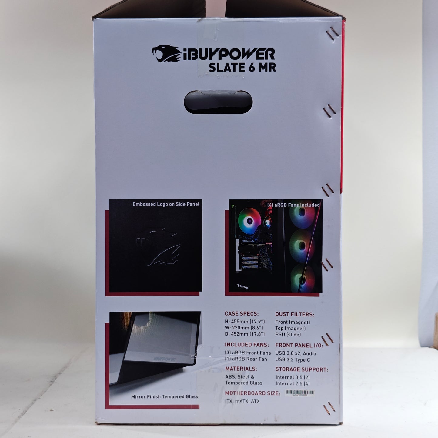 iBuyPower Slate 6 MR i5-12400F 2.50GHz 8GB RAM 1TB SSD PNY GeForce RTX 3050
