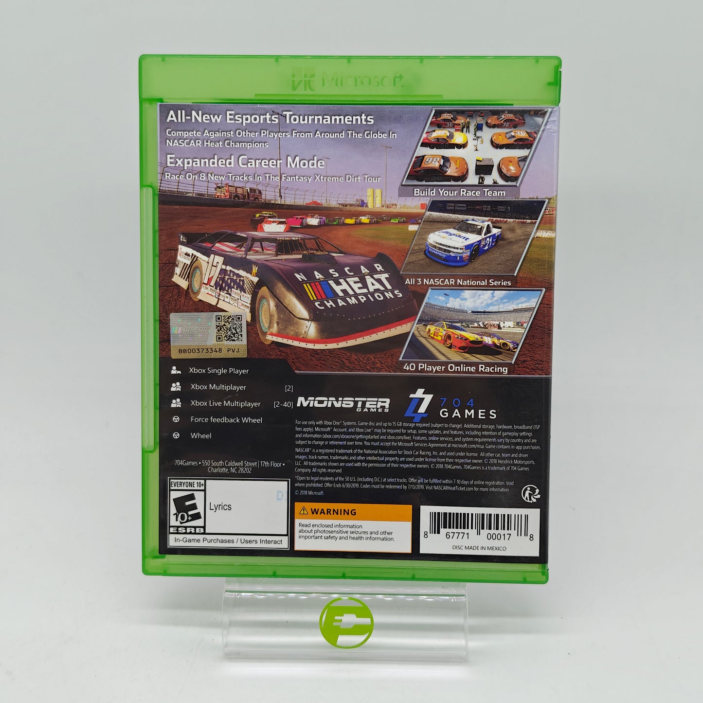 NASCAR Heat 3 (Microsoft Xbox One, 2018)