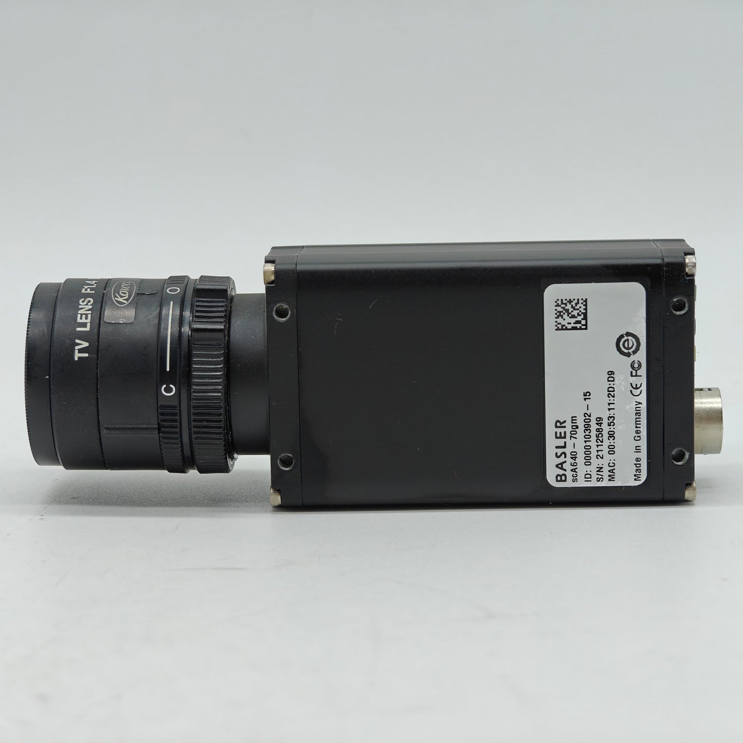 BASLER scA640-70gm Industrial GigE Monochrome Camera