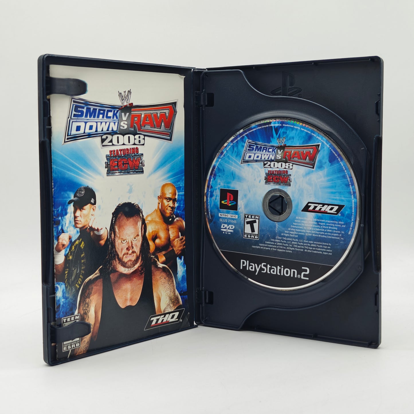 WWE Smackdown vs. Raw 2008 (Sony PlayStation 2 PS2, 2007) CIB