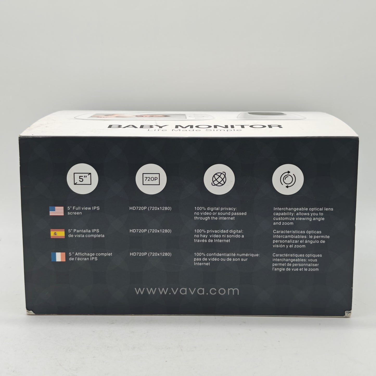 New VAVA Evolve 5" Baby Monitor Baby Monitor VA-IH006