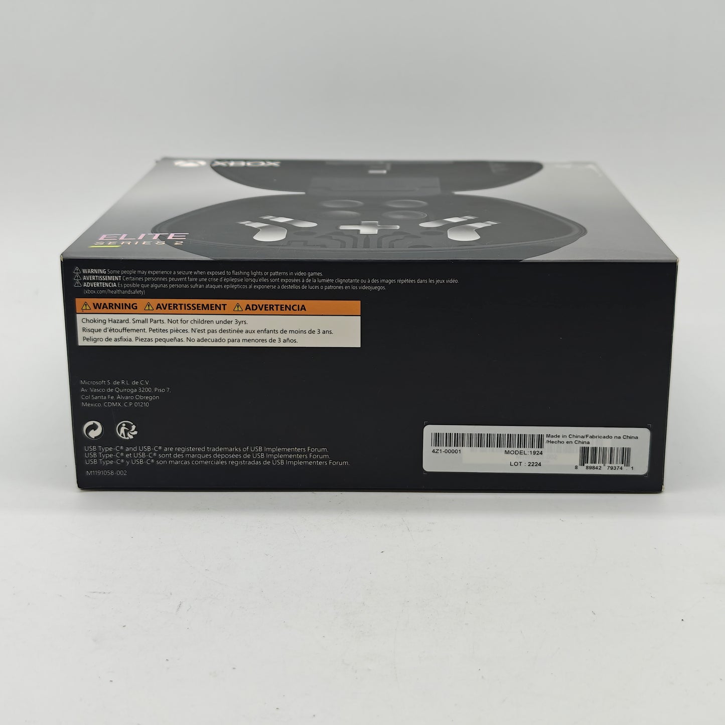 Microsoft Elite Series 2 Complete Component Pack Black 1924 For Xbox Series X/S