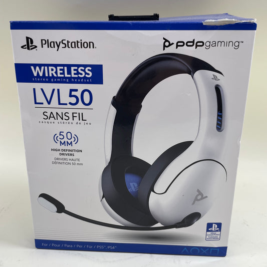 Playstation LVL 50 Gaming Headset White