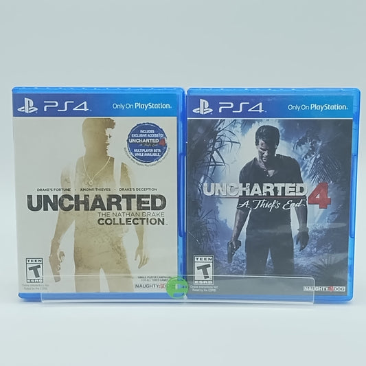 Uncharted 4 & The Nathan Drake Collection (Sony PlayStation 4 PS4)