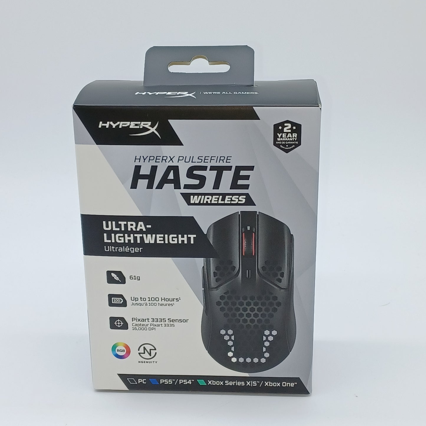 New HyperX Pulsefire Haste Wireless Mouse