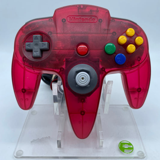 Nintendo 64 N64 Original Controller NUS-005 Watermelon Red