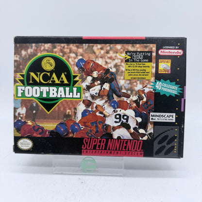 NCAA Football (Super Nintendo SNES, 1994) CIB