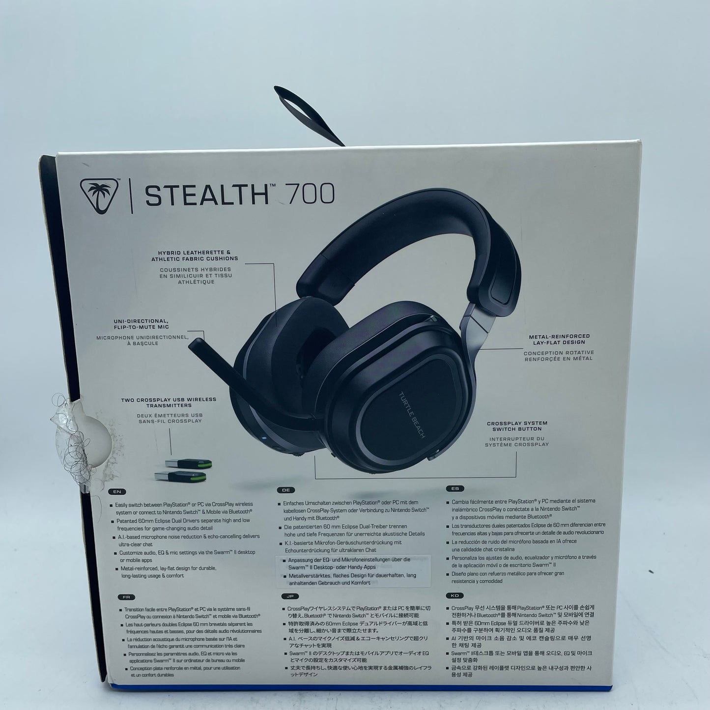 Turtle Beach Stealth 700 Aviation Headphones Black HWBB006