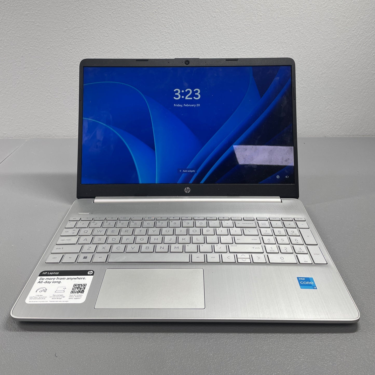 HP Laptop 15-DY2702DX 15.6" i3-1135G4 3.0GHz 8GB RAM 256GB SSD