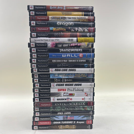 Lot of 25 Sony PlayStation 2 PS2 Games