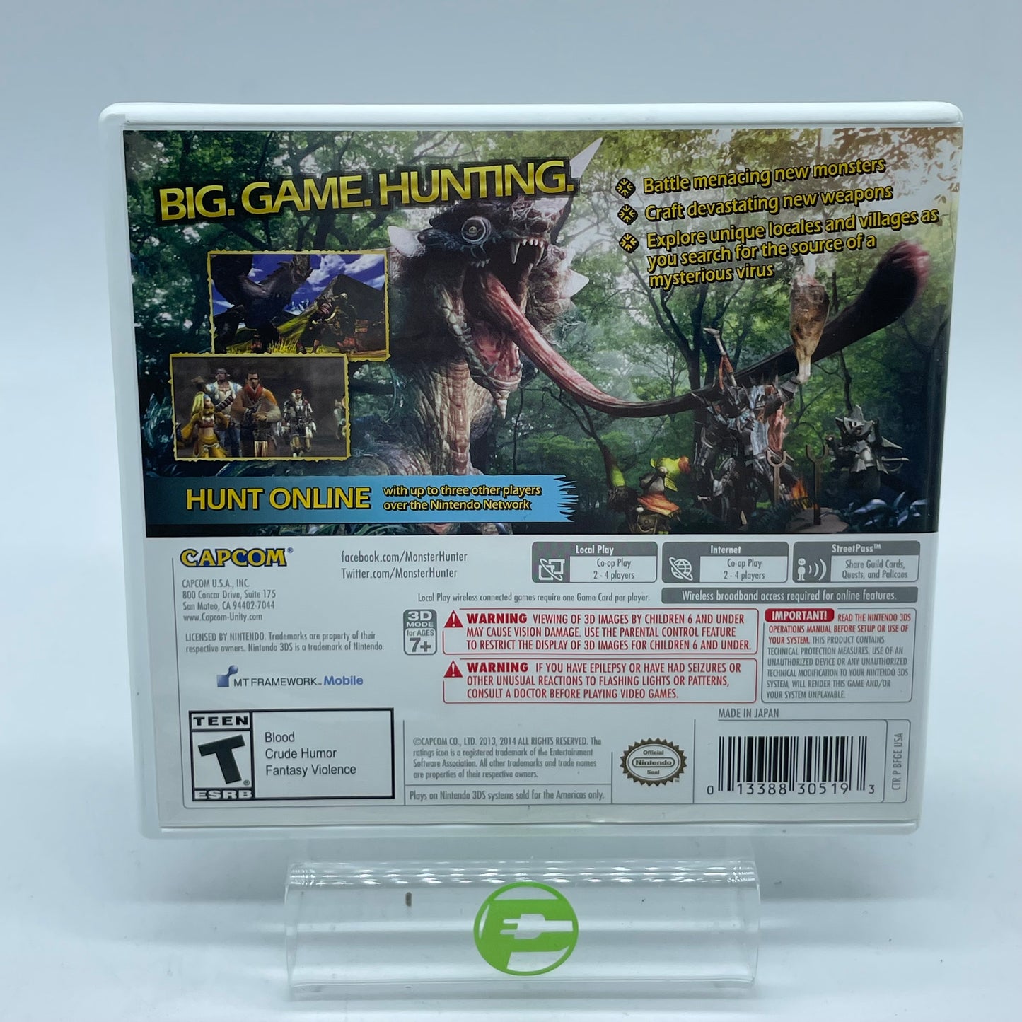 Monster Hunter 4 Ultimate (Nintendo 3DS, 2015)
