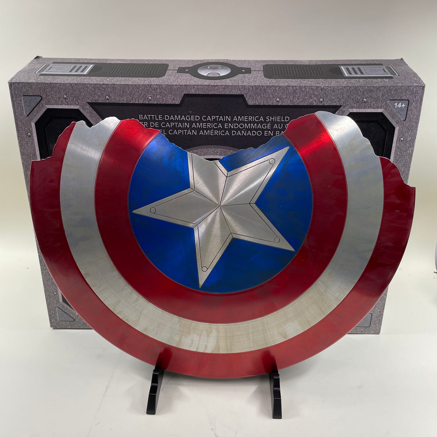 Disney Captain America Battle Damaged Shield Collectible