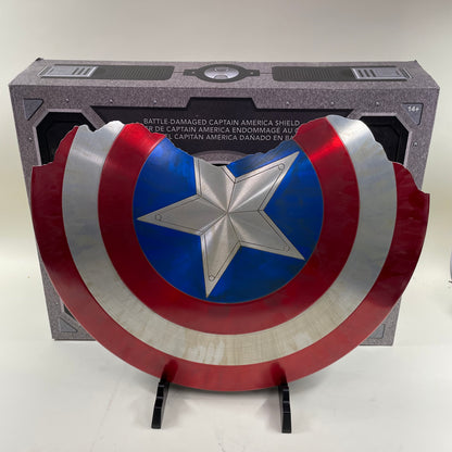 Disney Captain America Battle Damaged Shield Collectible