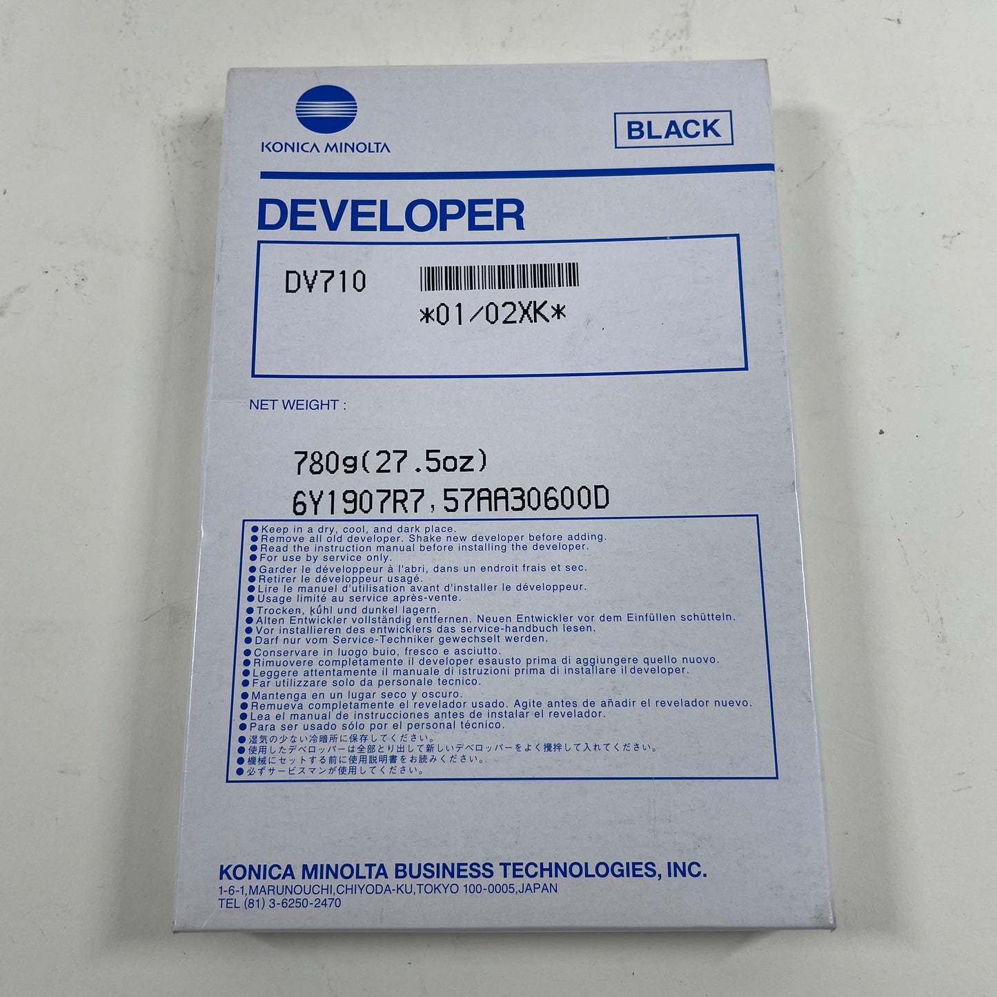 New Konica Minolta Developer DV710 Developer Unit