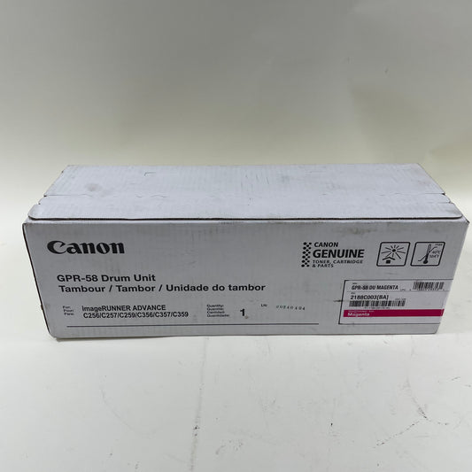 New Canon GPR-58 Drum Unit Magenta Toner Cartridge