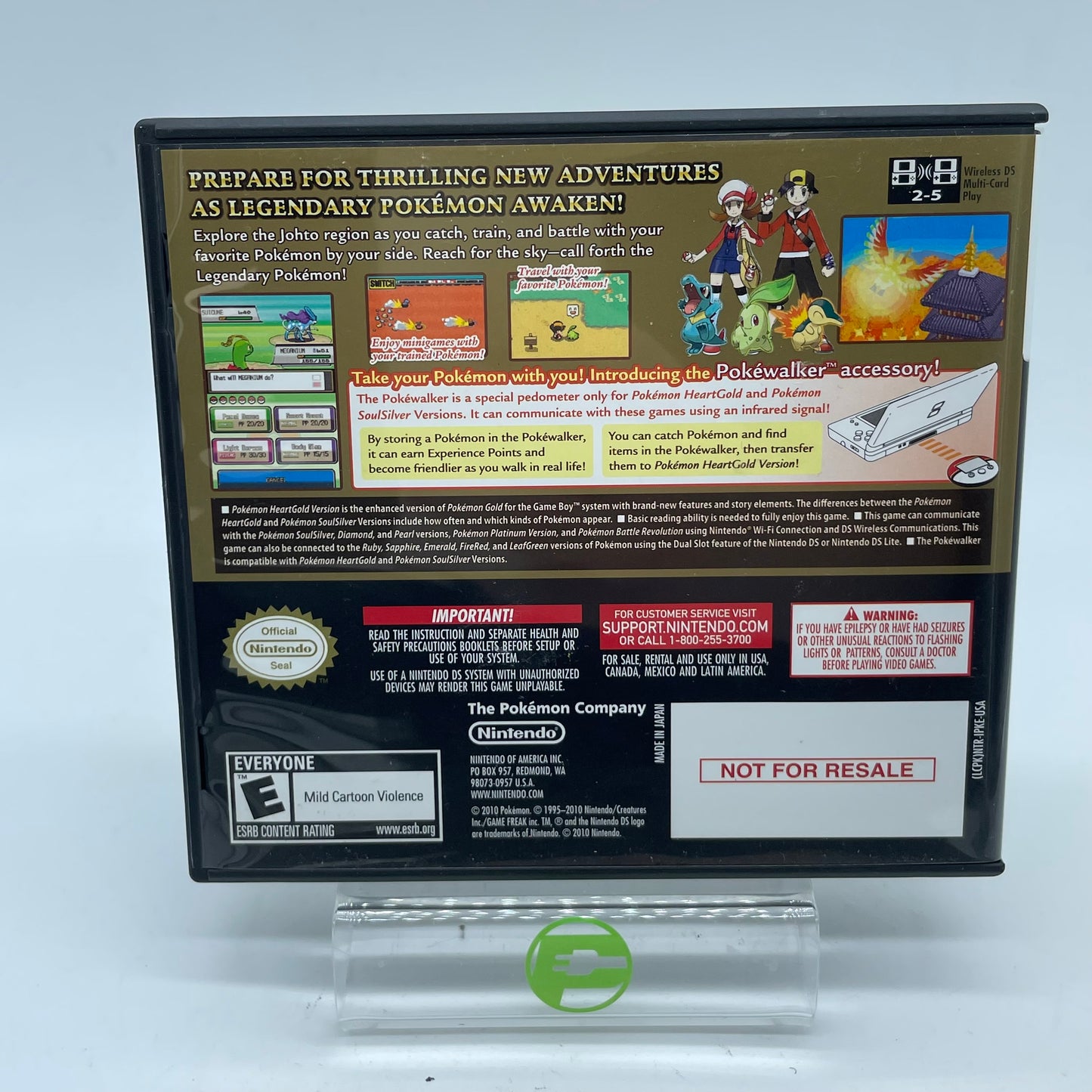Pokemon HeartGold Version (Nintendo DS, 2010)