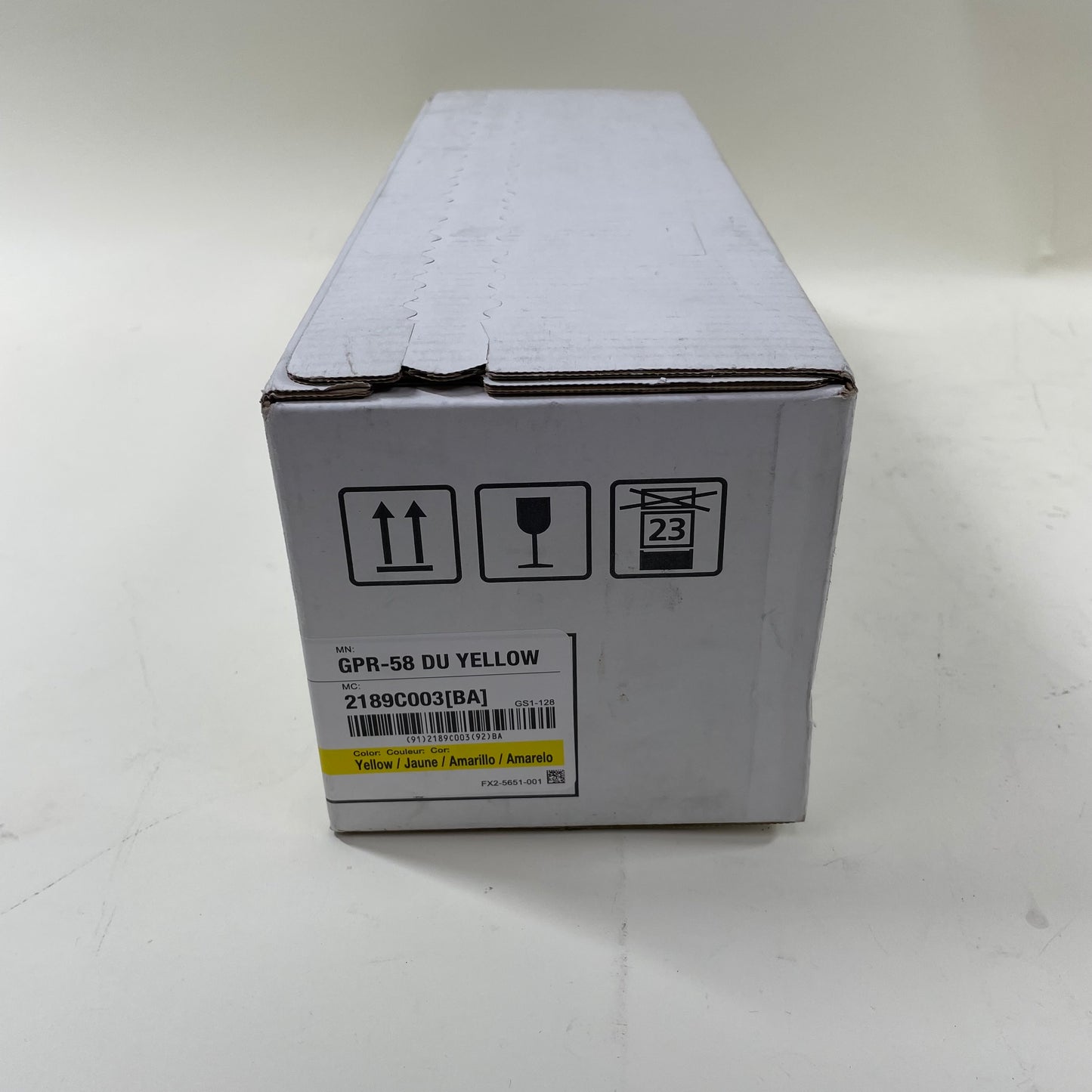 New Canon GPR-58 Drum Unit Yellow Toner Cartridge