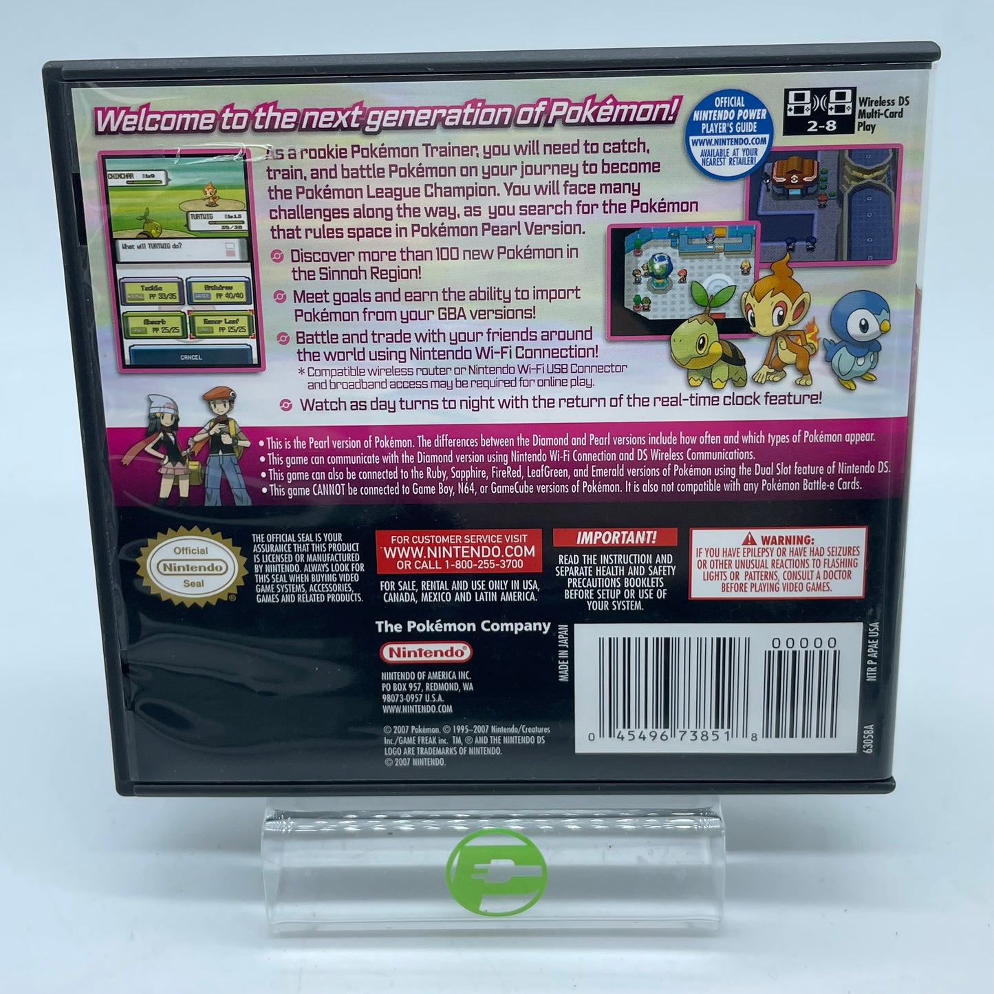 Pokemon Pearl (Nintendo DS, 2007)