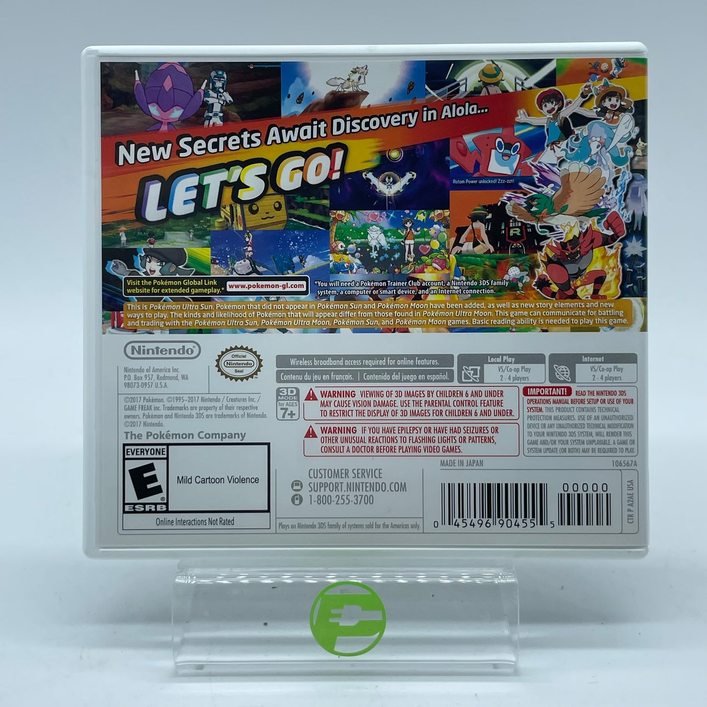 Pokemon Ultra Sun (Nintendo 3DS, 2017)