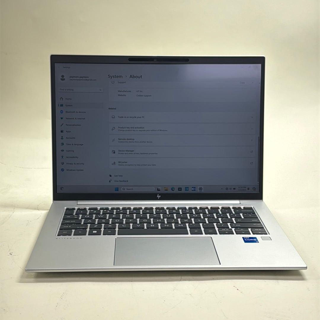 HP EliteBook 840 G10 14" I7-1360P 2.2GHz 16GB RAM 1TB SSD