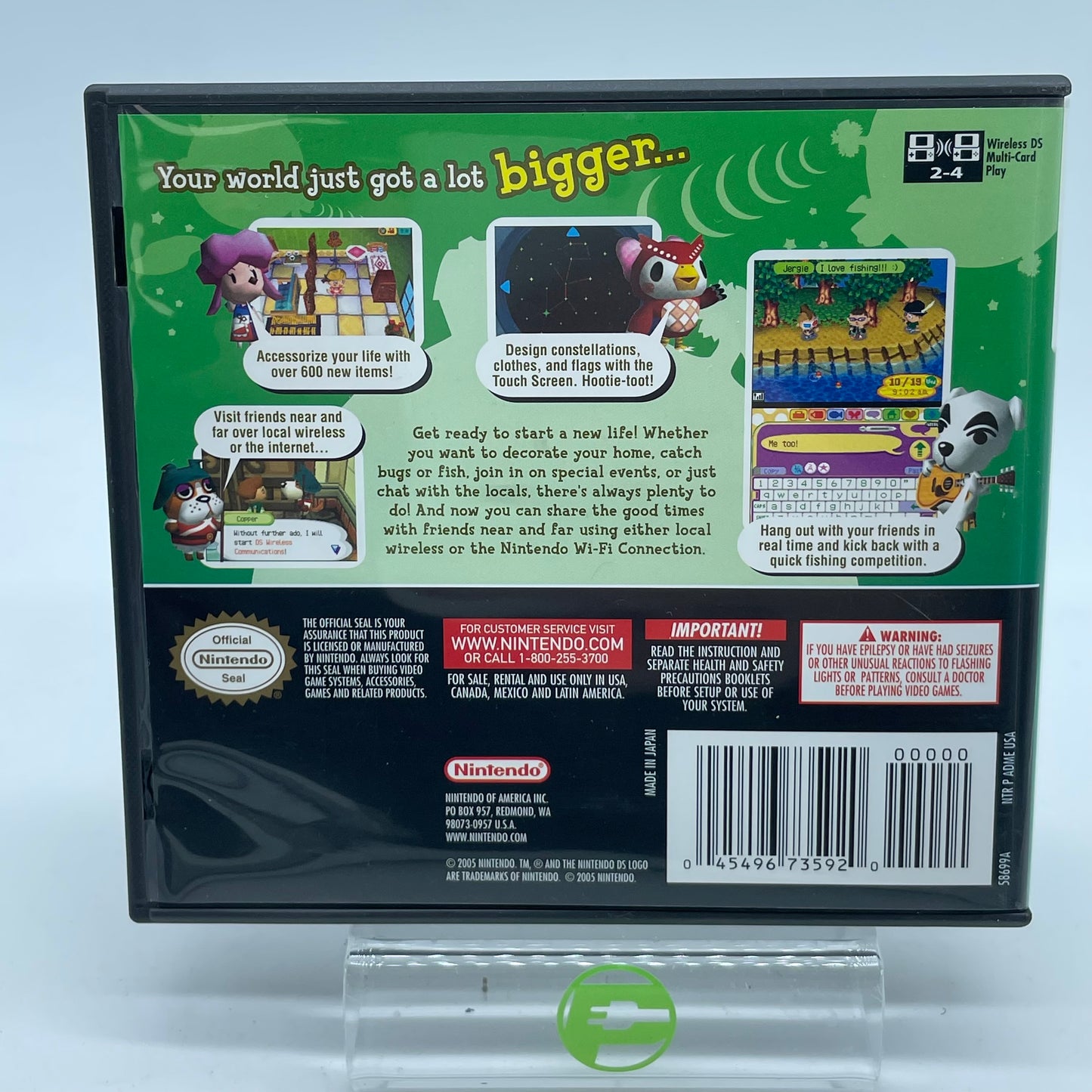 Animal Crossing Wild World (Nintendo DS, 2005)