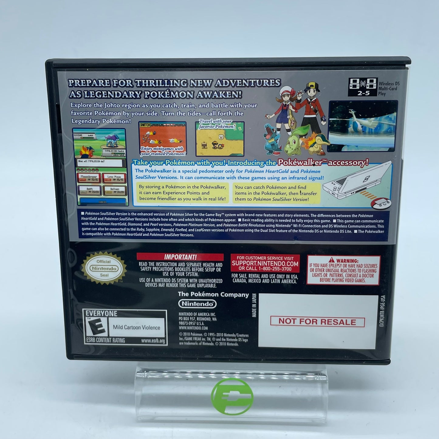 Pokemon SoulSilver Version (Nintendo DS, 2010)