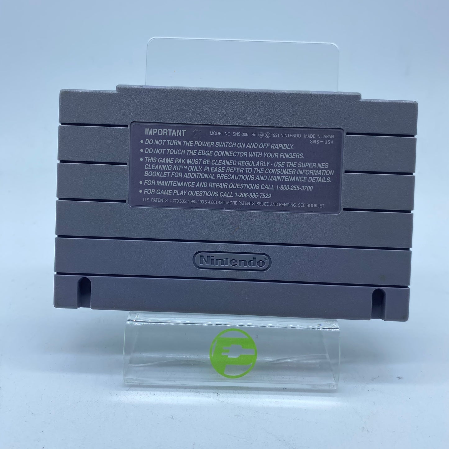UN Squadron (Super Nintendo SNES, 1991) Cartridge Only