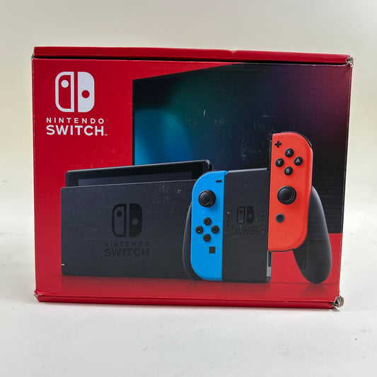 Nintendo Switch v2 Video Game Console HAC-001 Red/Blue