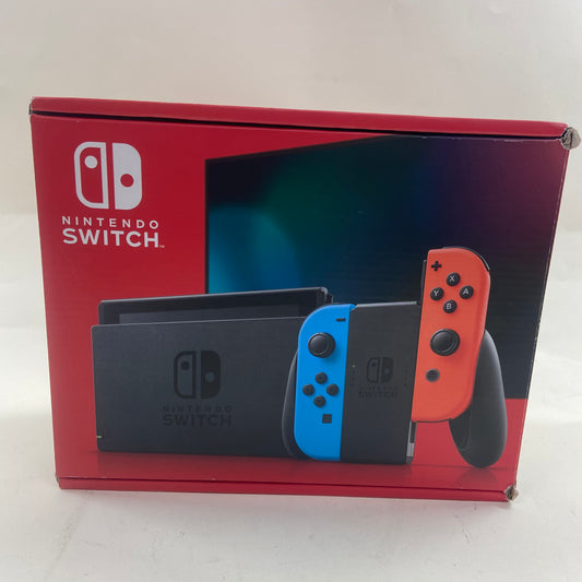 Nintendo Switch v2 Video Game Console HAC-001(-01) Red/Blue