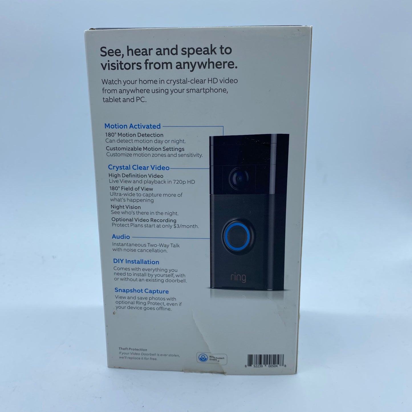 Ring Video Doorbell Venetian Bronze