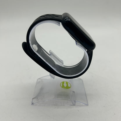 GPS Only Apple Watch Series 8 45MM Black Aluminum Black Nike Sport Loop A2771