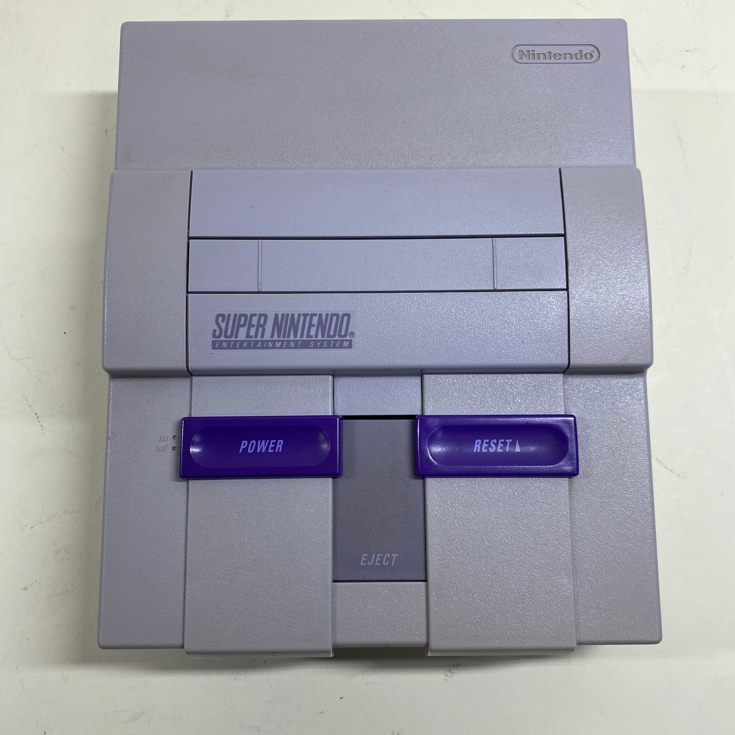 Super Nintendo Entertainment System Video Game Console SNS-001 Gray CIB