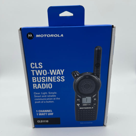 New Motorola CLS110 Two-Way Business Radio