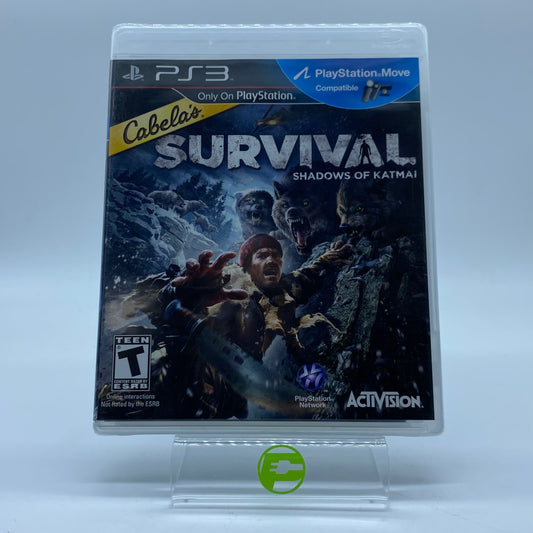 New Cabela's Survival: Shadows Of Katmai (Sony PlayStation 3 PS3, 2011)