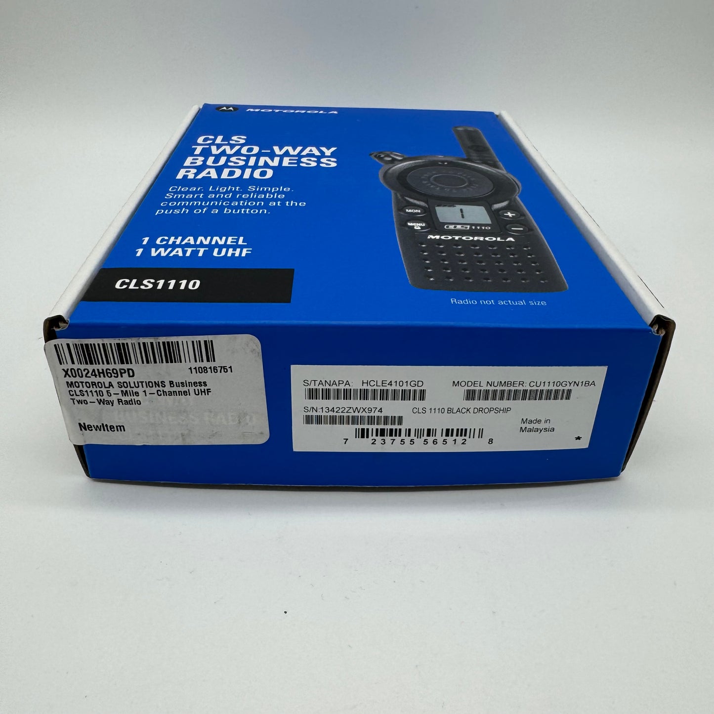 New Motorola CLS110 Two-Way Business Radio