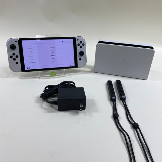 Nintendo Switch OLED Video Game Console HEG-001 Black/White