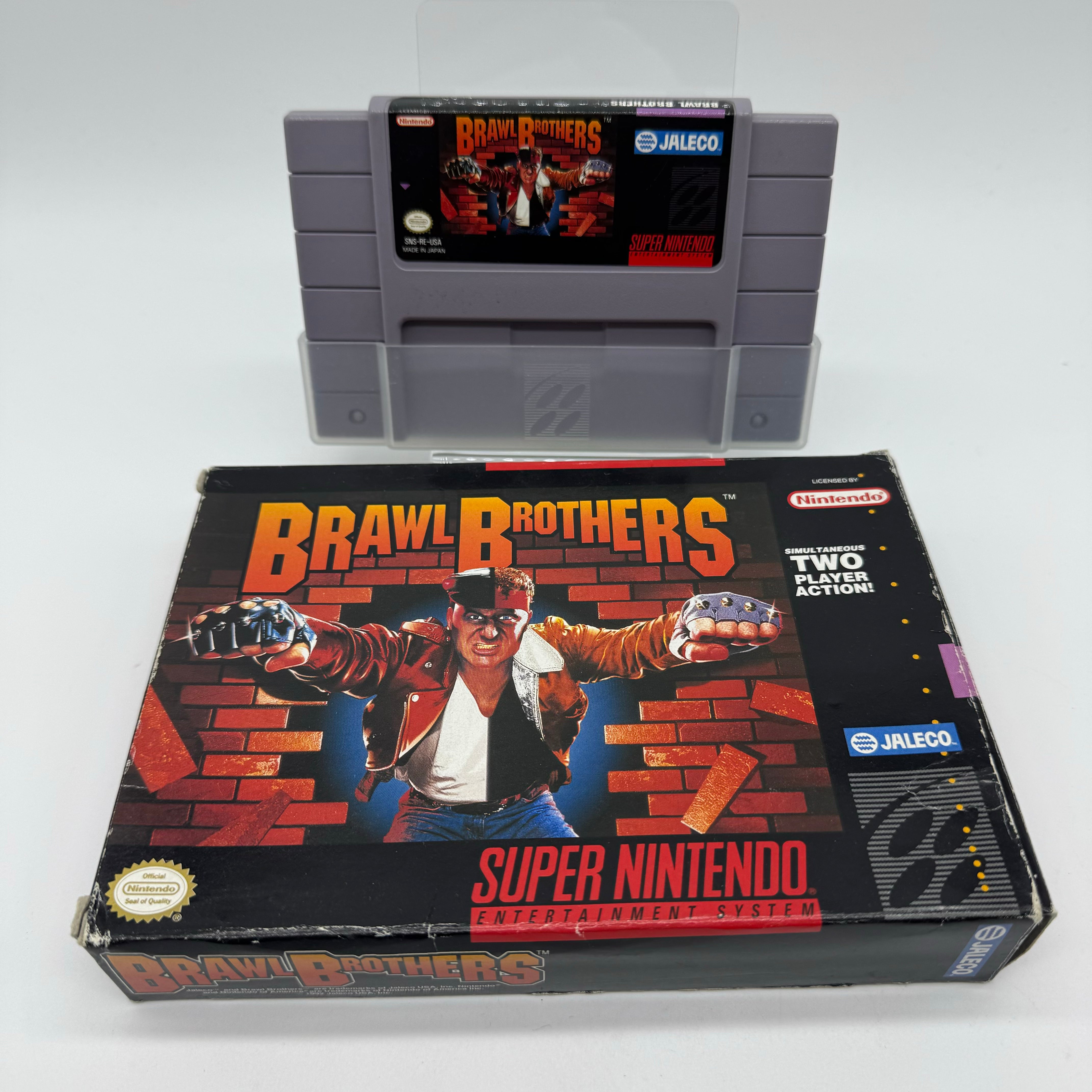 Brawl Brothers (Super Nintendo SNES, 1993) – PayMore Spring