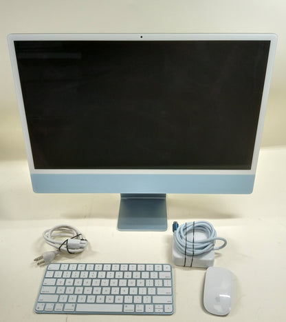 2023 Apple iMac 24" M3 4.0GHz 8GB RAM 256GB SSD Blue MQRC3LL/A