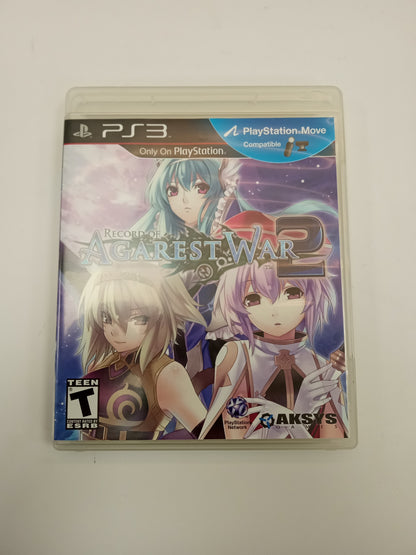 Record of Agarest War 2 (Sony PlayStation 3 PS3, 2012)
