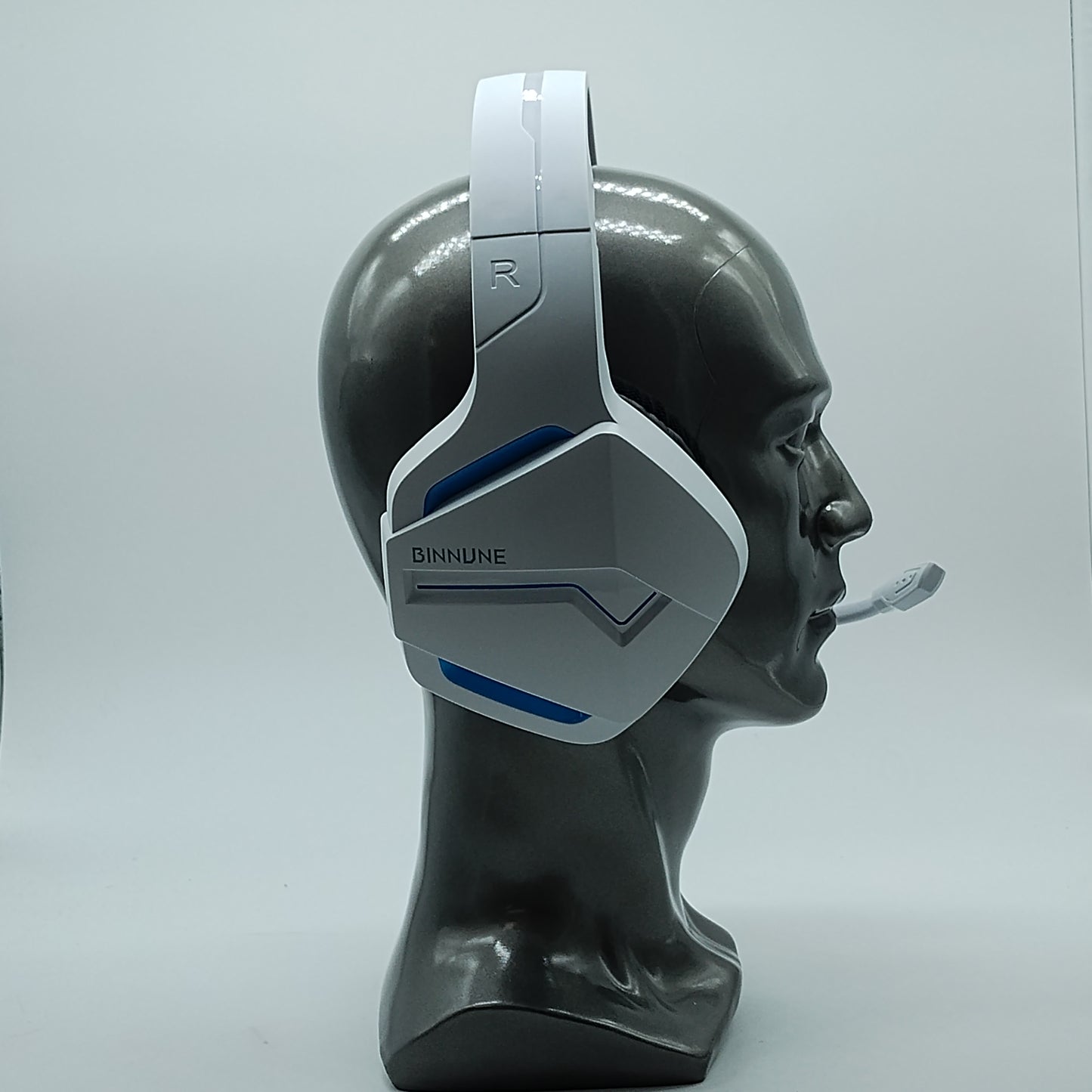 Binnune Wireless Headphones Gaming Headset White/Blue BW01