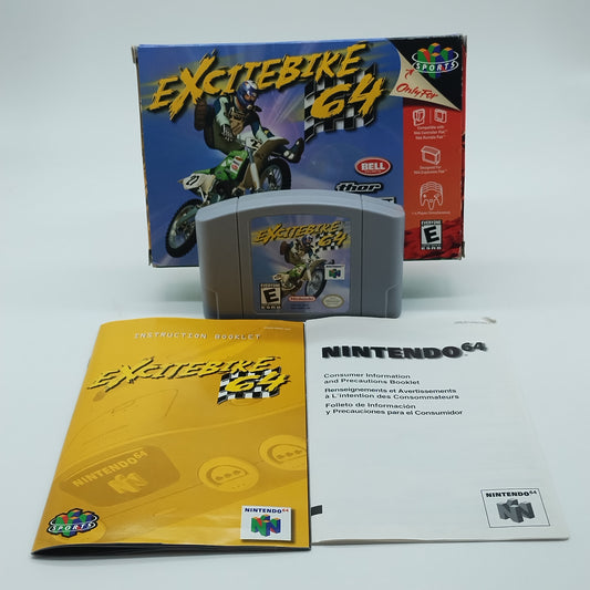 Excitebike 64 (Nintendo 64 N64, 2000) CIB