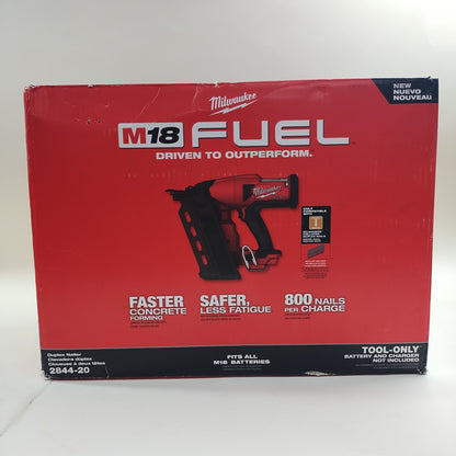 Milwaukee 2844-20 M18 18V Duplex Nailer